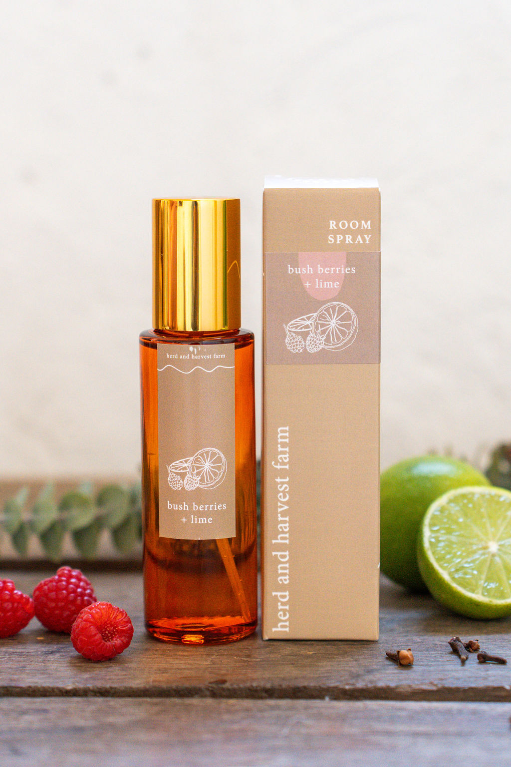 bush berries + lime | amber | room spray