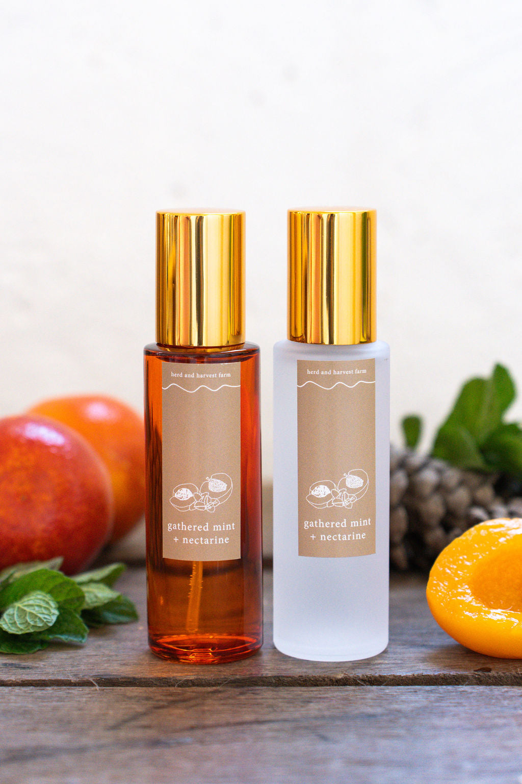 gathered mint + nectarine | white | room spray