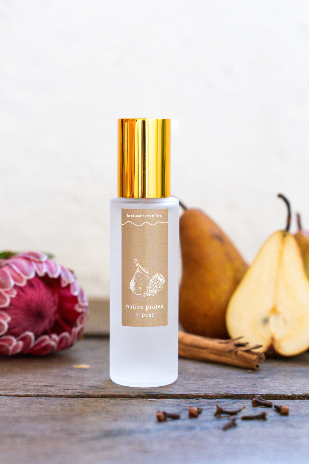 native protea + pear | white | room spray