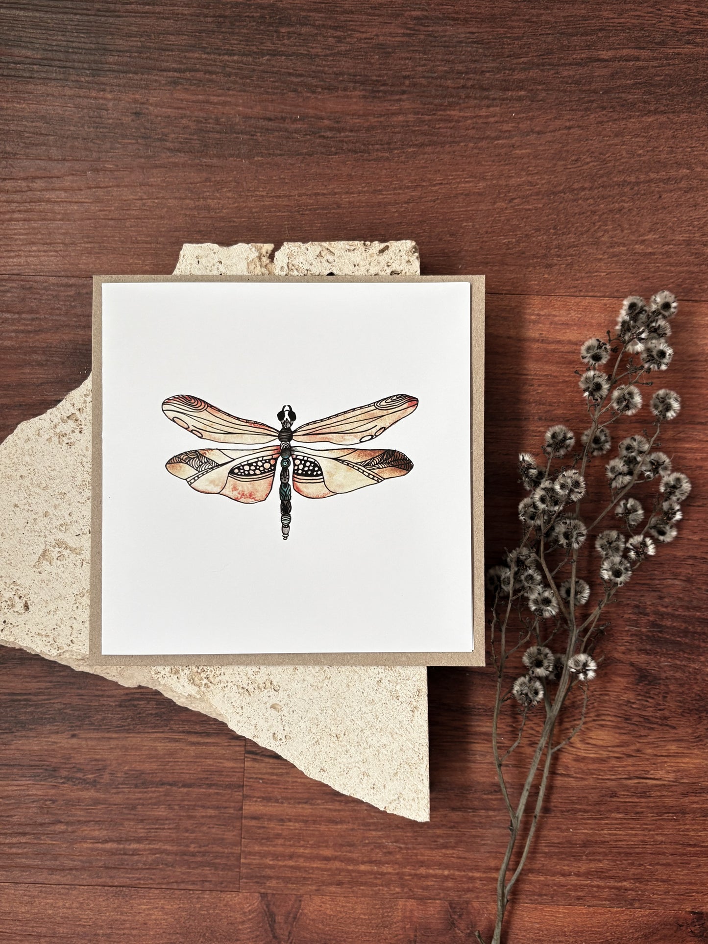 blank dragonfly card