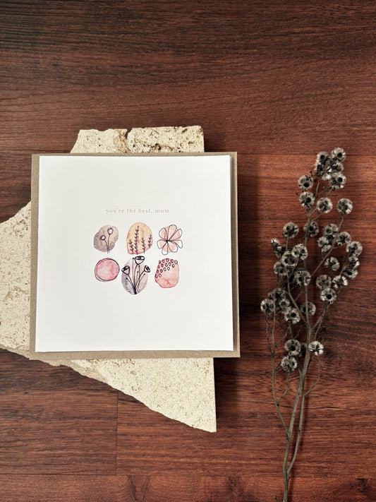 mothers day floral card