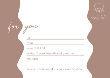 Herd and Harvest Farm PHYSICAL Gift Voucher $100.00