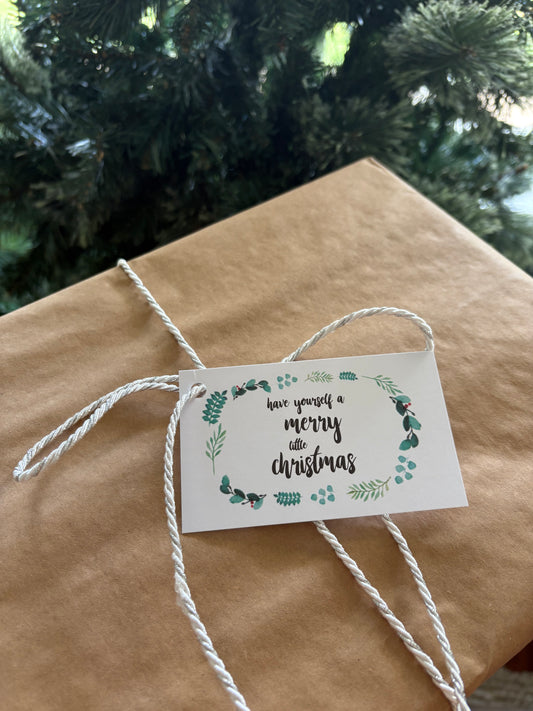 Merry Little Christmas Horizontal Tags (10pk)